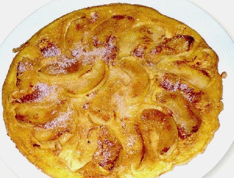 manzanas gratinadas al ron