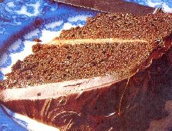 Relleno para torta selva negra con chocolate blanco y cerezas