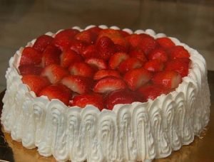 torta de fresa