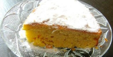 torta de naranja y calabaza light