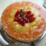 Tarta de manzana y flan