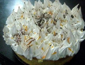 Orange and lemonpie un postre fresco
