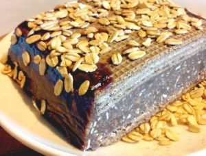 Turrón de chocolate helado