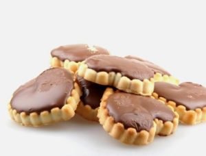 Tarteletas rellenas de ganache