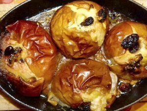 Manzanas al horno y rellenas, rápido y fácil