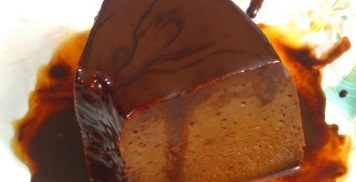 flan de chocolate receta