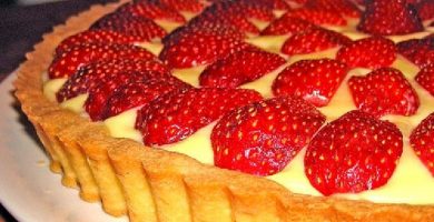 tarta de frutillas