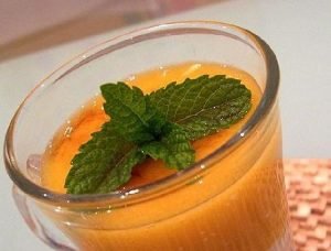 Mousse de mango apto para celíacos