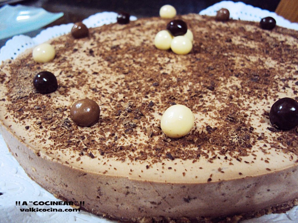 tarta fria de chocolate