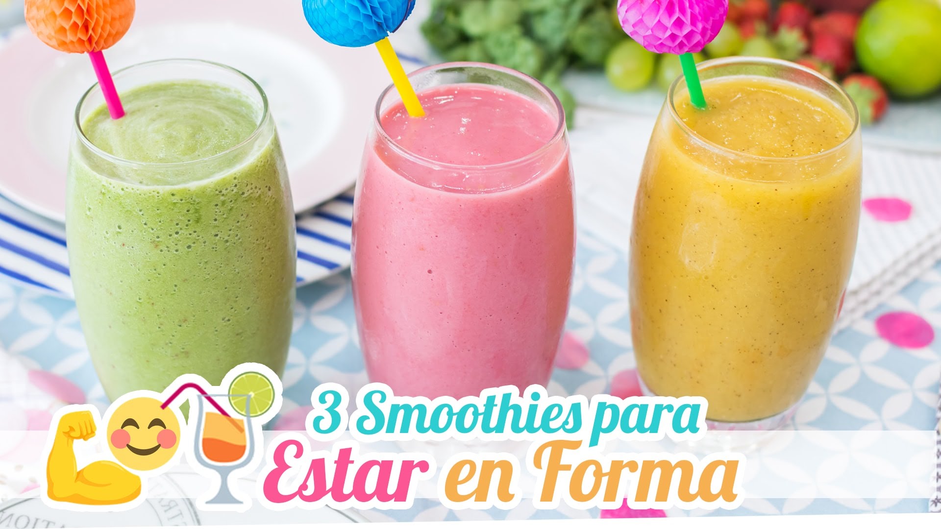 3 Smoothies para estar en forma