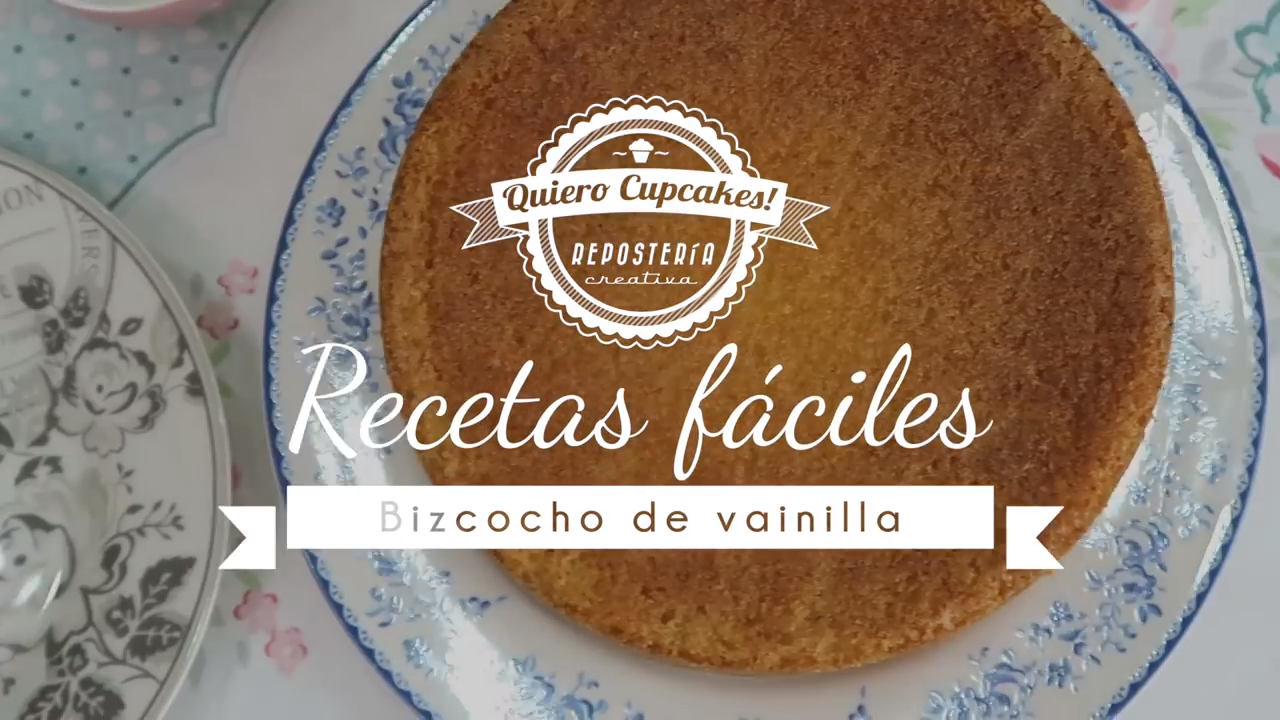 Bizcocho de vainilla ESPONJOSO