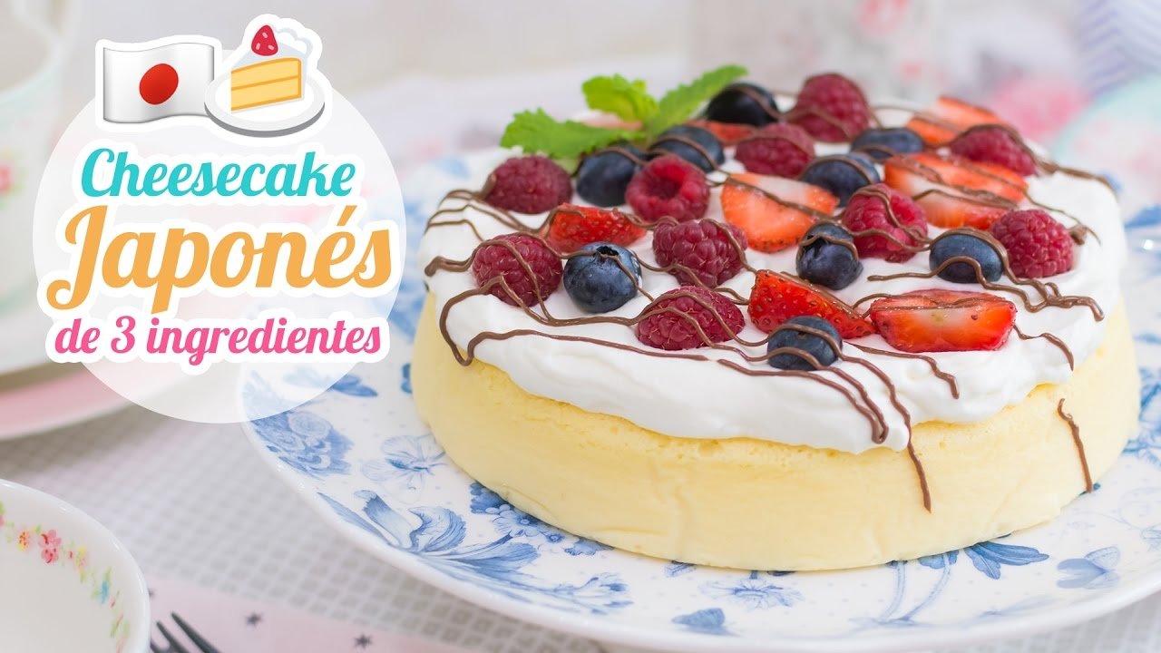 Cheesecake Japonés de 3 ingredientes