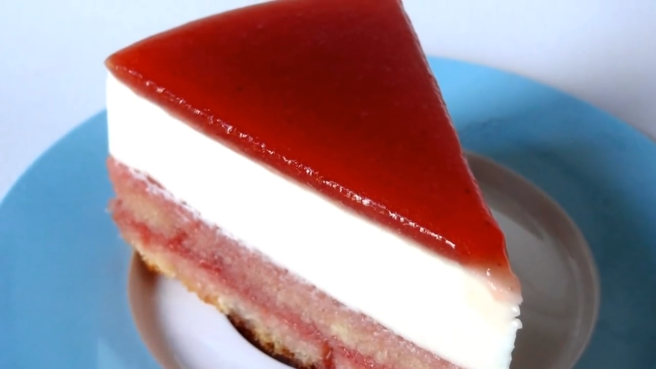 Cheesecake fácil de fresa