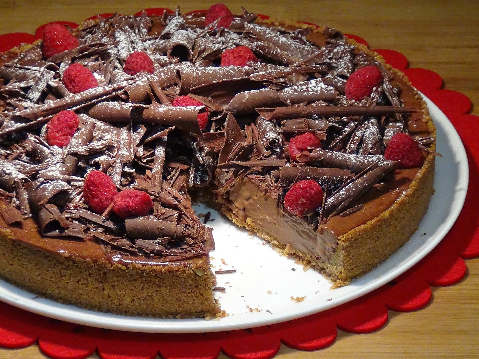 Tarta delicia de trufa