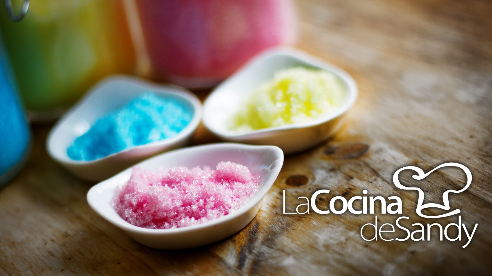 Como hacer azúcar de colores