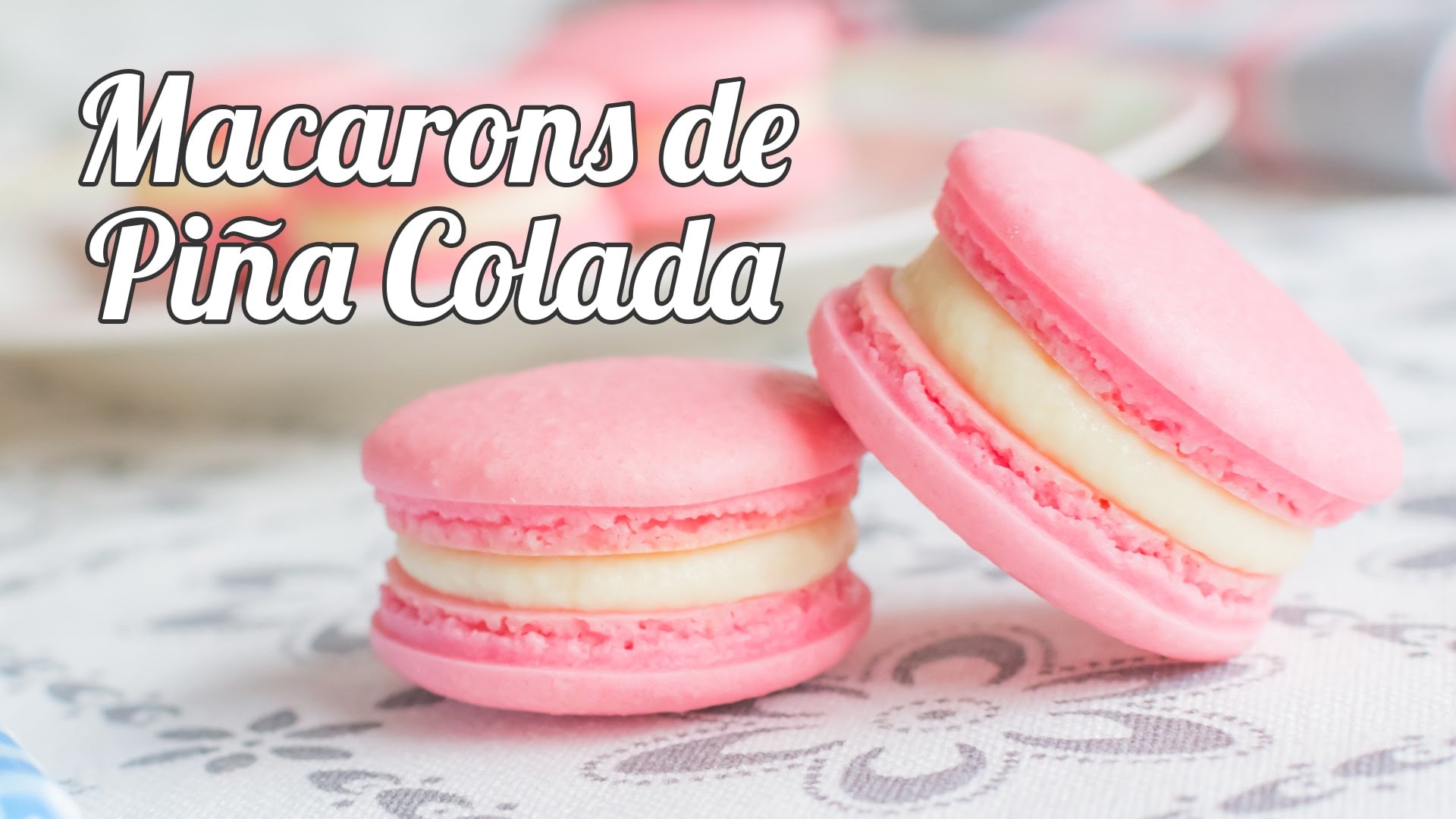 Macarons de Piña Colada