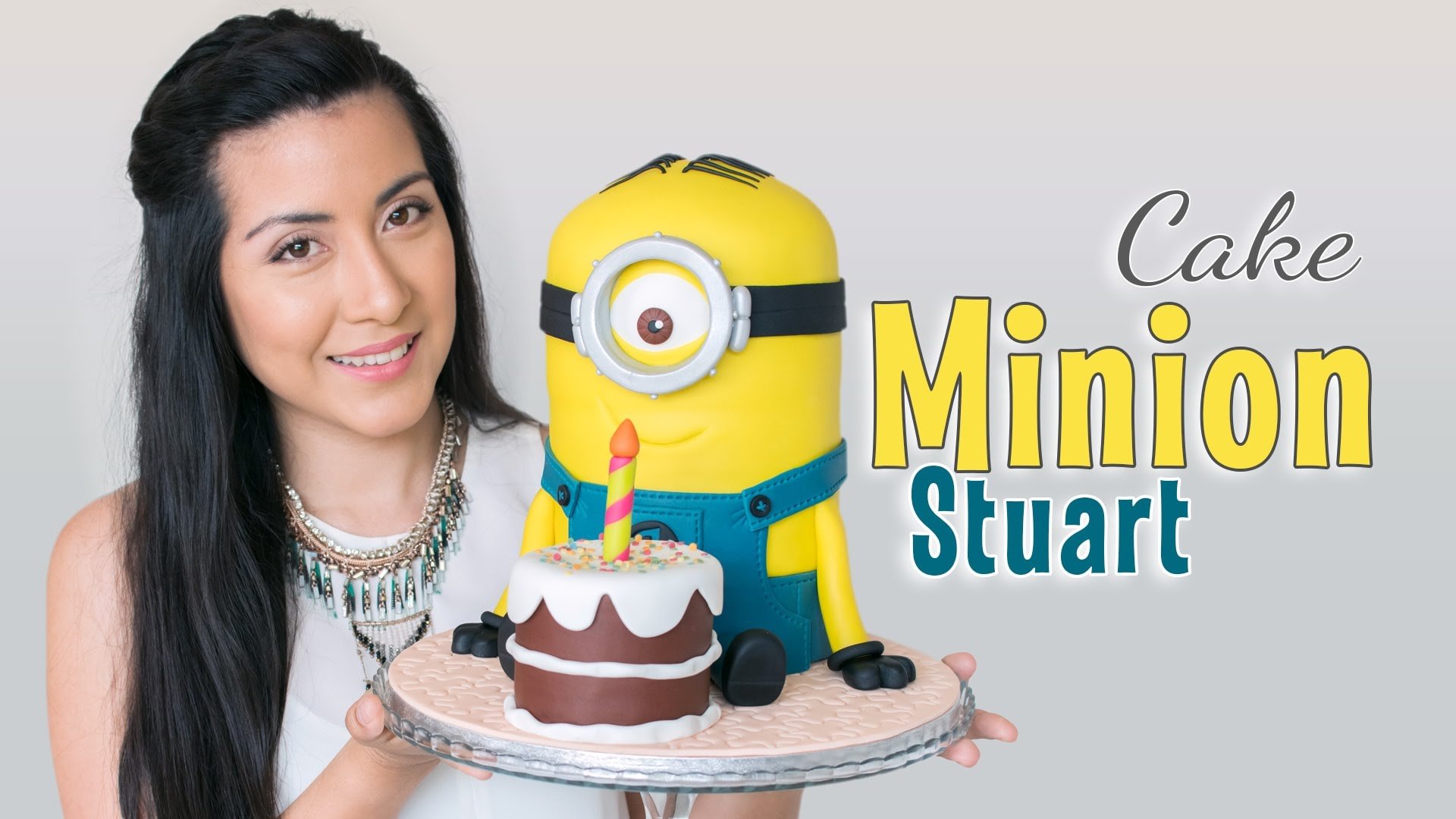 Tarta Minion Stuart - tutorial paso a paso