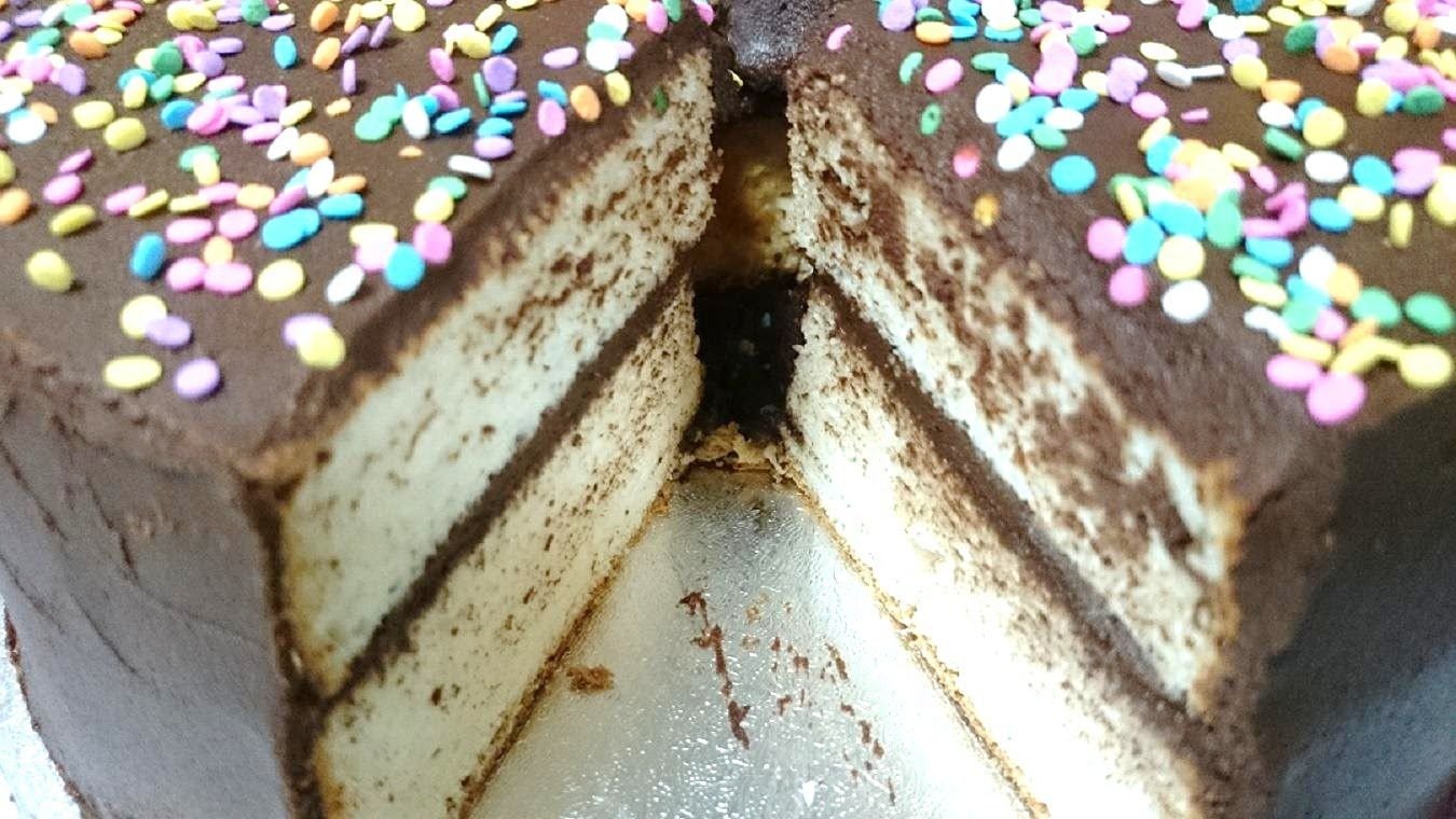 Angel food cake o pastel de angel