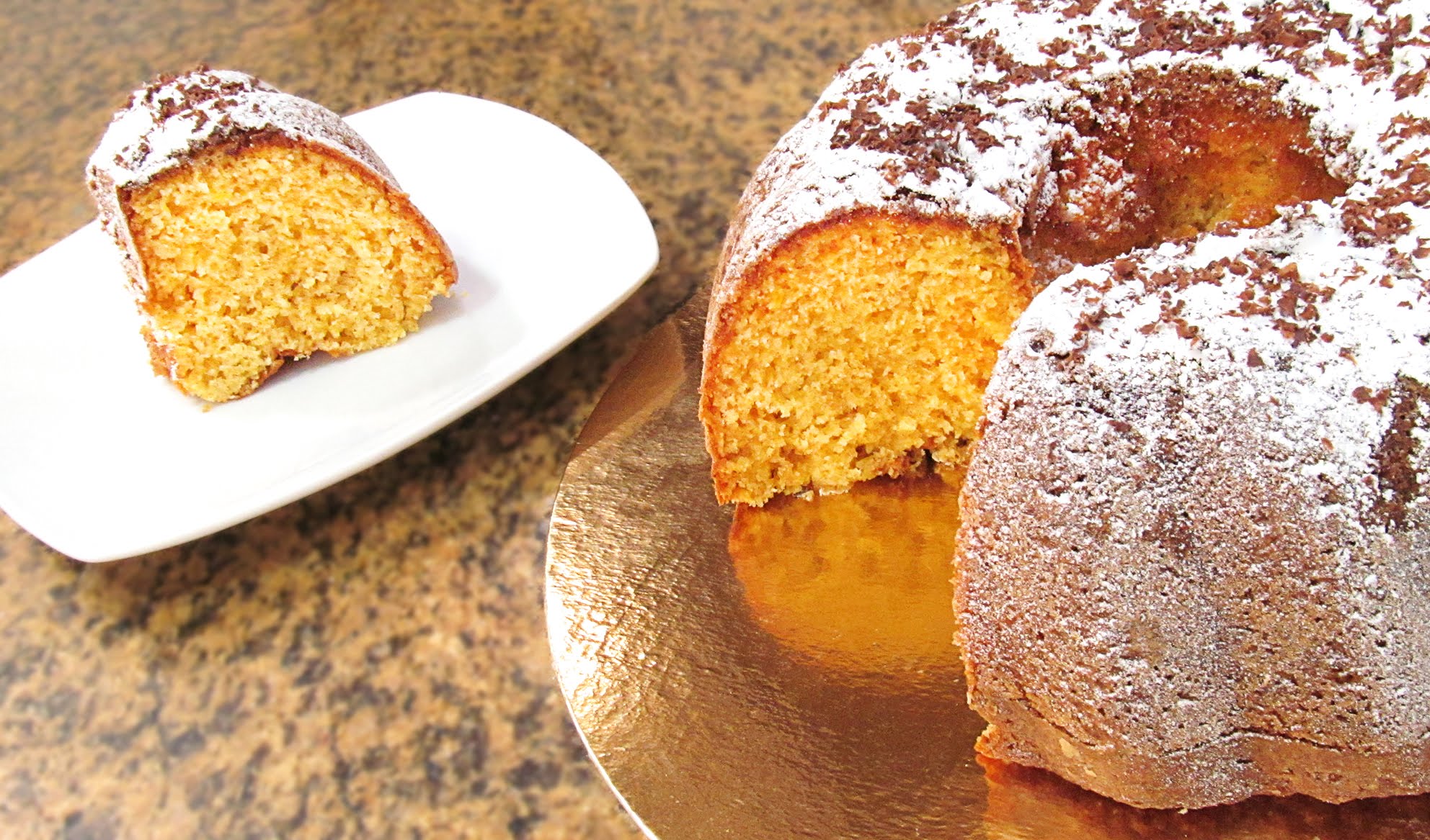 Bizcocho de Naranja Casero