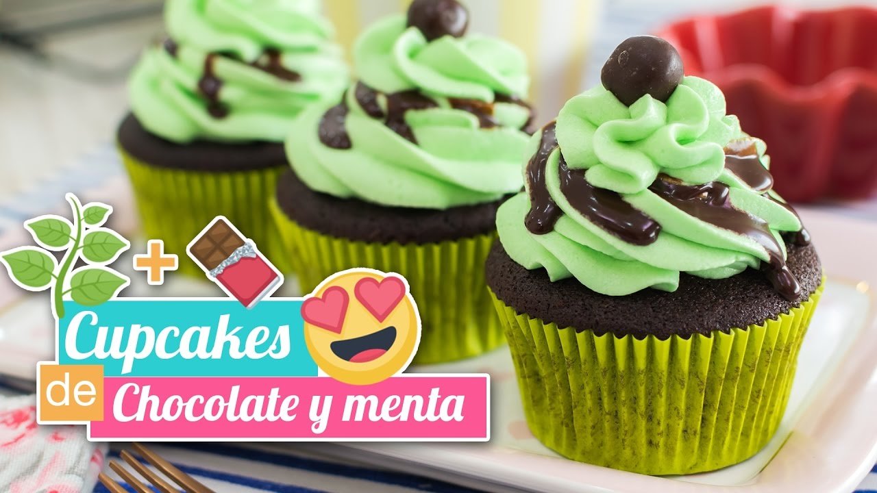 Cupcakes de Chocolate y Menta paso a paso