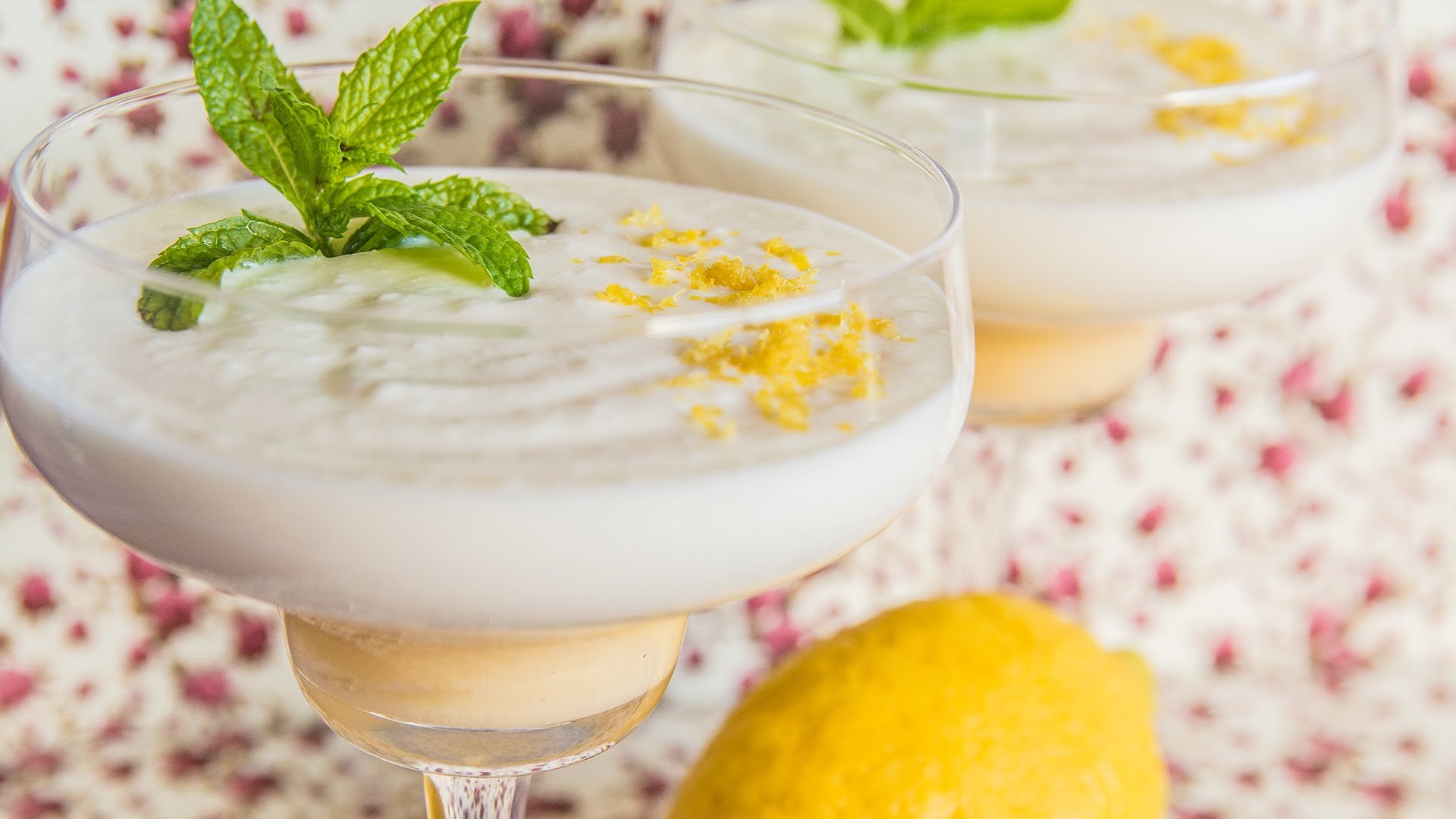 Mousse de limón fácil y refrescante