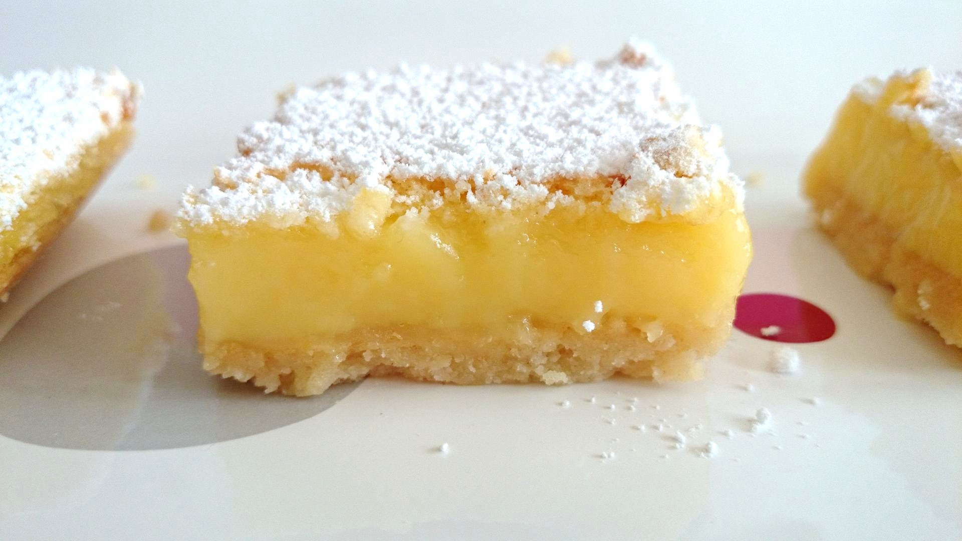 Pastelitos de limón o Cuadraditos de limón