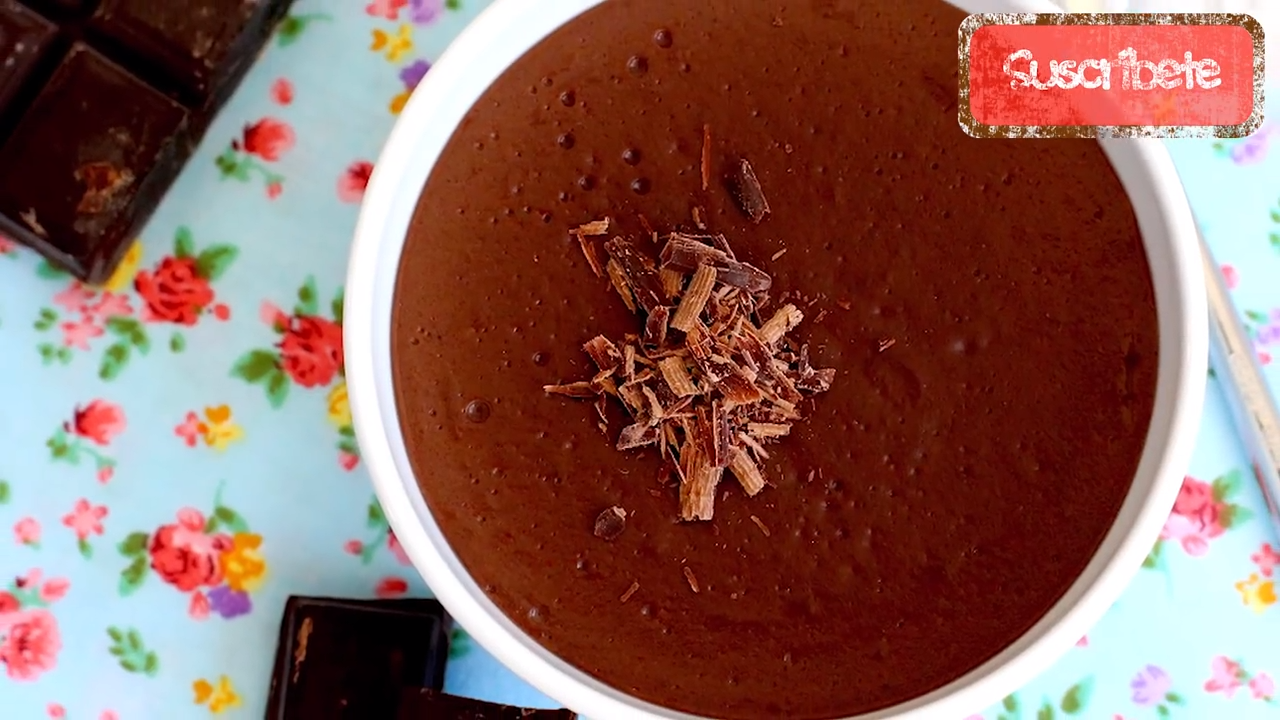 Receta de natillas de chocolate caseras