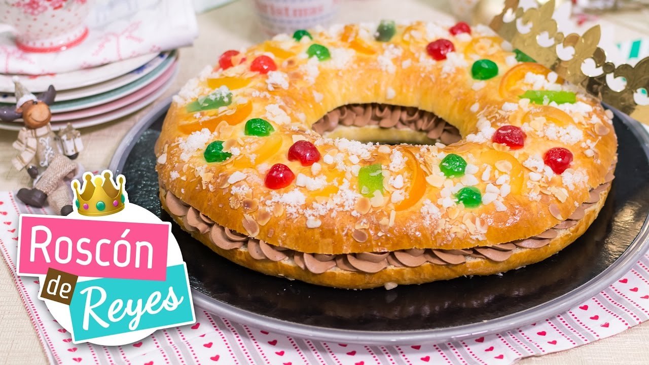 Roscón o Rosca de Reyes fácil