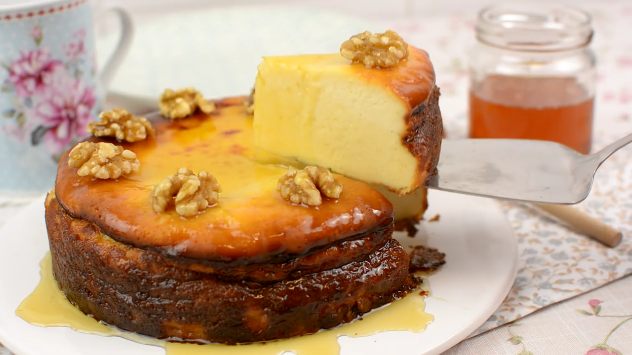 Tarta de Requesón facilísima y deliciosa
