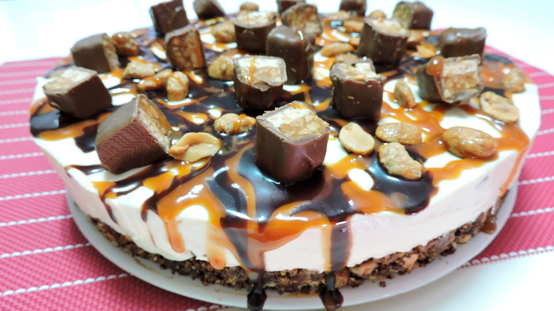 Tarta de SNICKERS