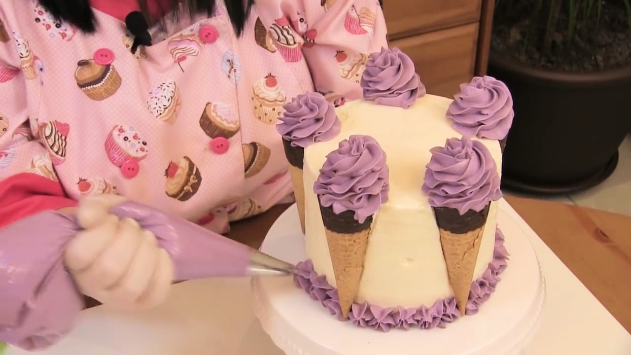 Tarta de cumpleaños con decoración original
