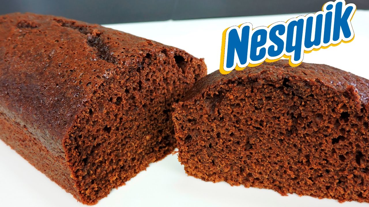 Bizcocho chocolatoso de Nesquik