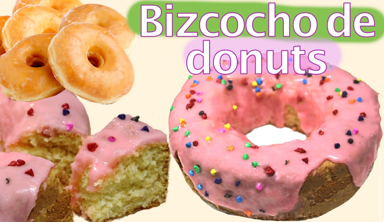 Bizcocho de donuts super tierno