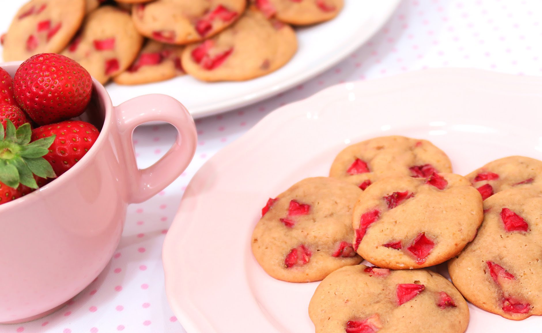 Galletas Cheesecake de Fresas