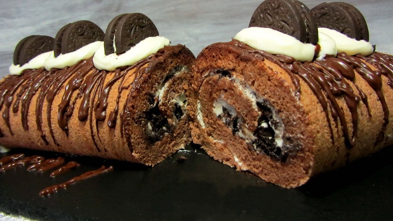Tronco japonés de Oreo sin gluten