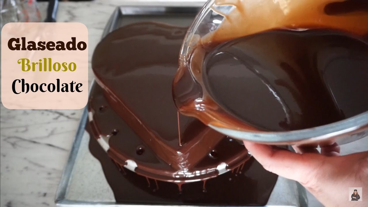 Glaseado Brilloso de Chocolate para cubrir Pasteles