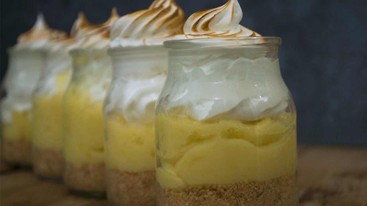 Lemon pie en frascos
