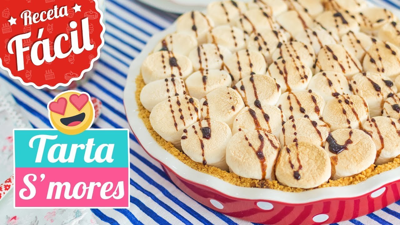 Tarta de chocolate con malvaviscos