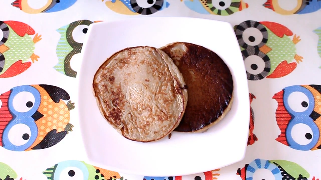 Pancakes o Tortitas de Plátano