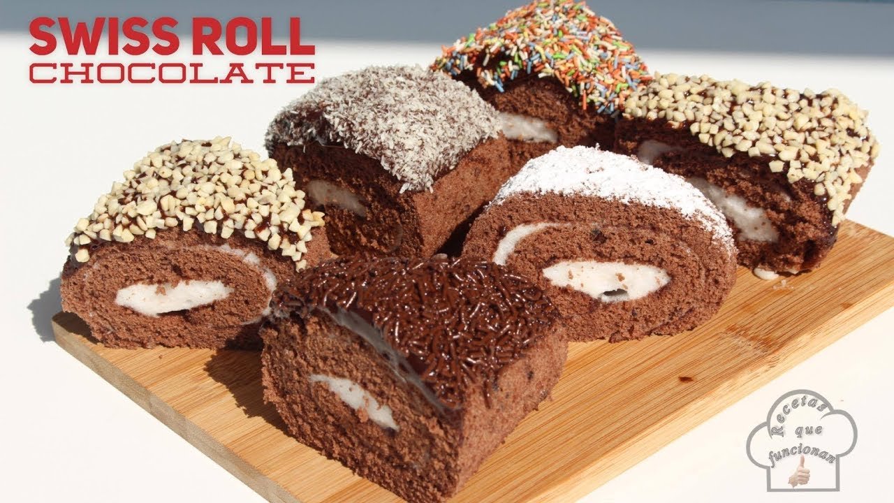 Pastelitos de Swiss Roll en 50 minutos
