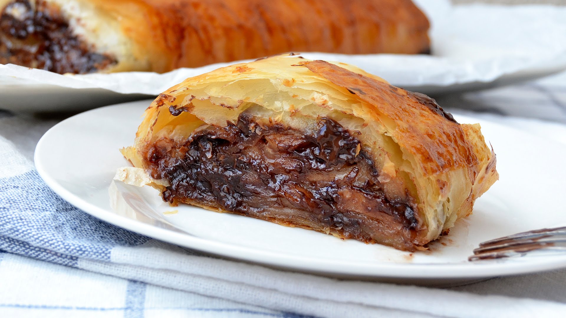 Strudel de Manzana y Chocolate