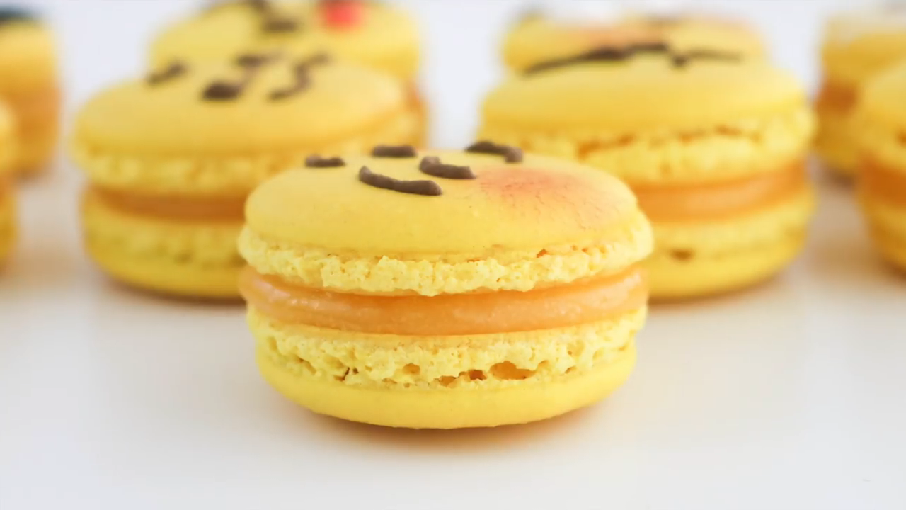 Macarons de Emojis sabor Limón