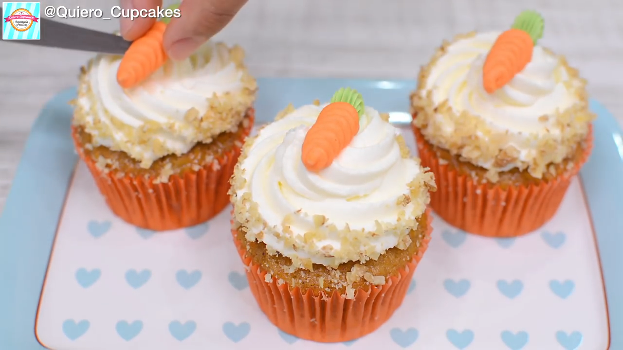 Cupcakes de zanahoria