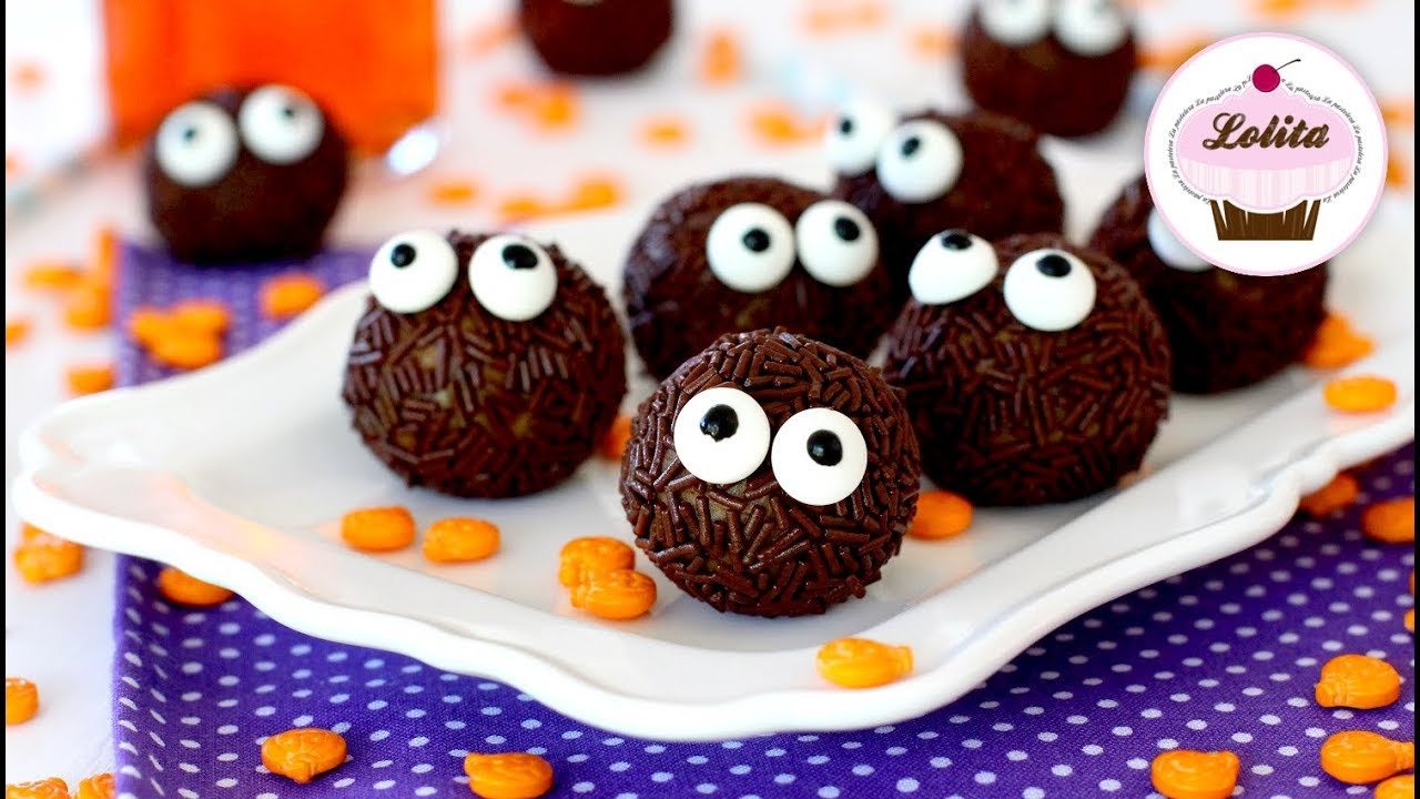 Trufas de chocolate y calabaza
