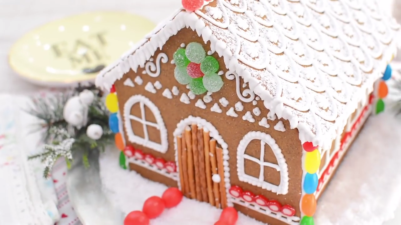 Casita de galletas de jengibre