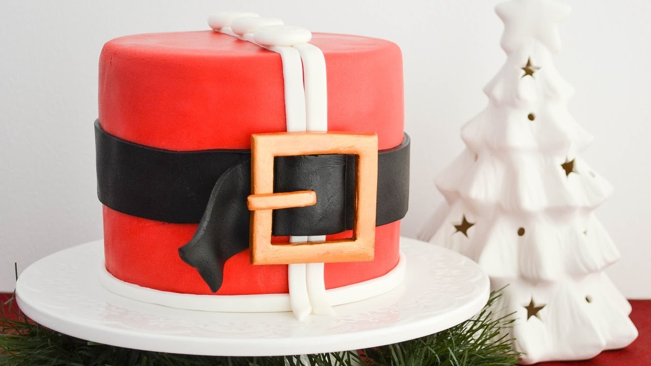 Torta navideña de Papá Noel