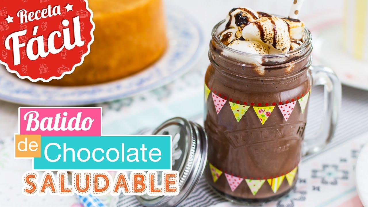 batido de chocolate saludable