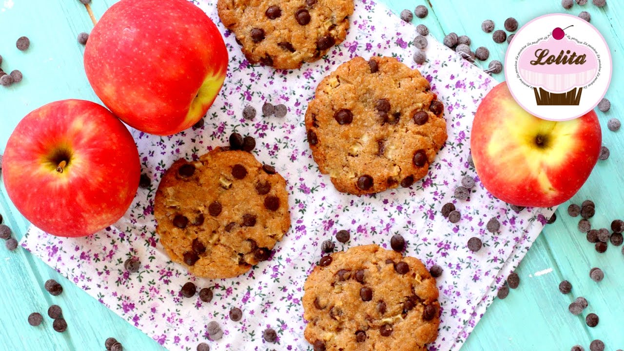 Galletas de mantequilla de cacahuete y manzana