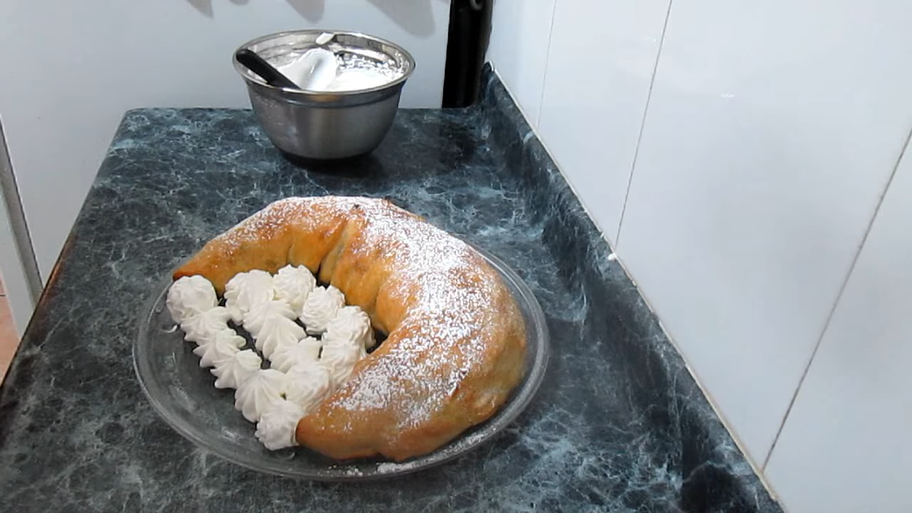 Strudel de manzanas casero