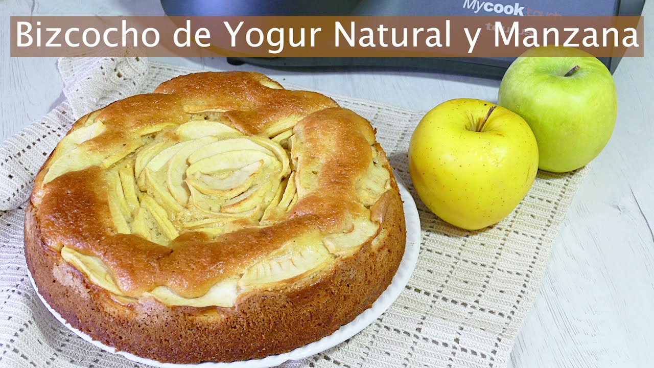 Bizcocho de Yogur Natural y Manzana